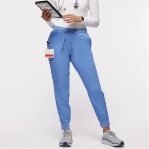 Womens ceil blue jogger scrubs
